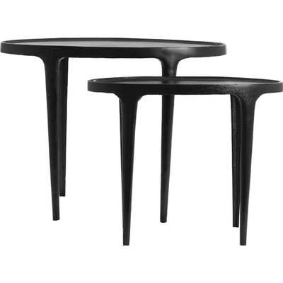 Light & Living Метални кръгли странични масички в комплект от 2 бр. 33x70 cm Arica - Light & Living (6779412)