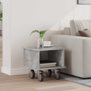 vidaXL ТВ стойка 37 x 35 x 35 см Циментено сиво Инженерна дървесина (891051)