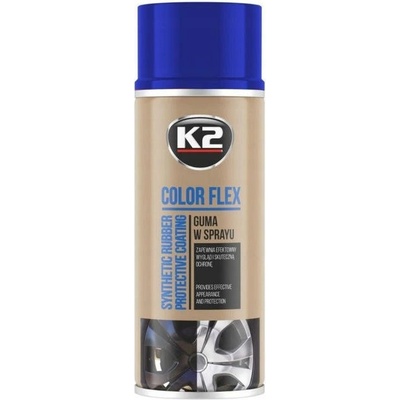 K2 Color Flex - tekutá guma v spreji 400ml modrá
