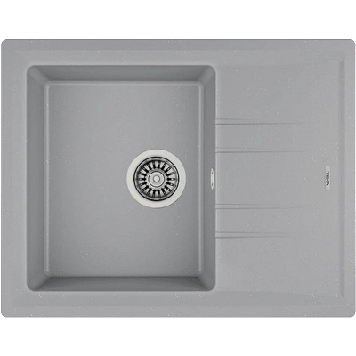 Teka Гранитна мивка, обръщаема, за шкаф 45 см Stone 45 S-TG СИВ МЕТАЛИК (М.1022.СМ)