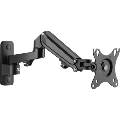 ACT ергономична стойка за стенен монтаж с газов механизъм за 1 монитор до 27 (ac8310)