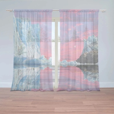 Sablio Záclony Ľadovec: 2ks 150x250cm