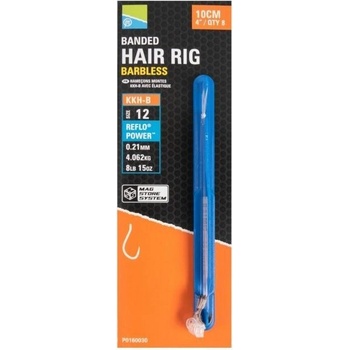 Preston Hotové Náväzce KKH-B Banded Hair Rigs 10cm veľ.10 8ks