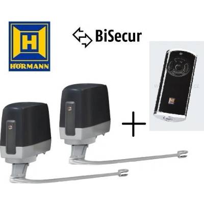 HÖRMANN VERSAMATIC 2 BISECUR POHON PRO DVOUKŘÍDLOU BRÁNU DO 4M PRŮJEZDU, DÁLKOVÝ OVLADAČ HS5 BS
