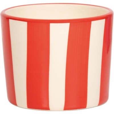 Zafferano Чаша халба Lido Righe раирана 230 мл червена (RIG0102)