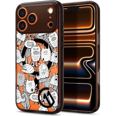 Spigen Хибриден кейс с висока степен на защита с MagSafe за iPhone 17 Pro - Spigen c11 Ultra Hybrid MagSafe Case (оранжев) (ACS11233)