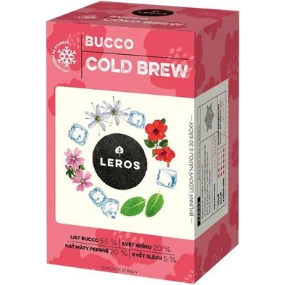 Leros ledový čaj Bucco cold brew 20 ks