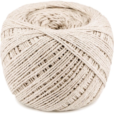 Prima-obchod Bavlněná příze macrame Ø2-2,5 mm rozčesávací, barva 18 ecru