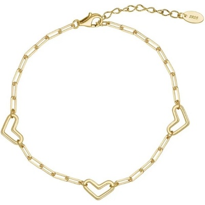 Majya stříbrný náramek ADRIEN pozlacený 11370