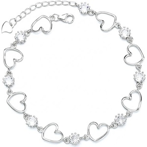 Silenti Jewelry Сребърна гривна "Загриженост