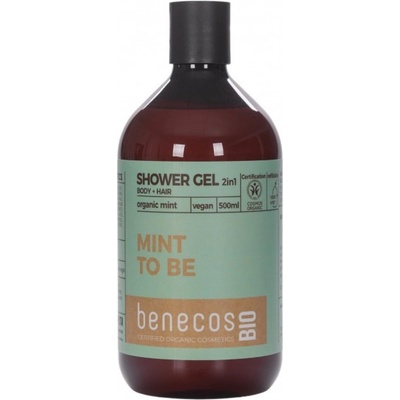 Benecos sprchový gel Máta 2v1 500 ml