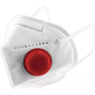 Dedra respirátor protiprašný s ventilkem, FFP2 5 ks