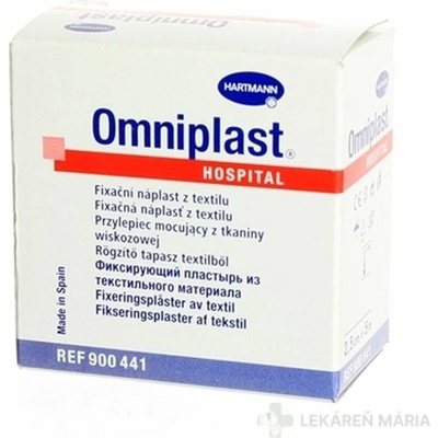 OMNIPLAST náplasť textilná na cievke 25 cm x 5 m