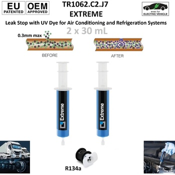 Errecom - Италия EXTREME 2 x 30ml с адаптер за R134a - препарат за спиране на течове в A/C системи ; ERRECOM TR1062. C3. M4