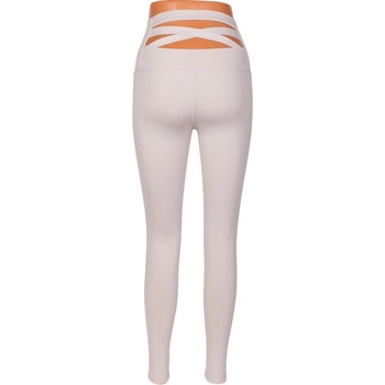 Бежово-сив спортен клин с ефектни ленти