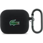 Lacoste Калъф Lacoste Liquid Silicone Croc Logo за AirPods Pro 3 черен (LCAP3SLOK)