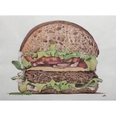 Infibra Jednorázové papírové prostírání Hamburger 30x40cm 250ks