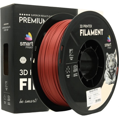 Smart Print FG-S216-E1, 3D филамент, PETG Matte, 1, 75mm, 1000g, Червен (Red) (FG-S216-E1)