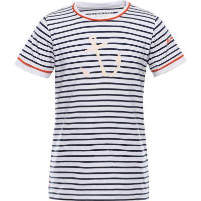 Alpine Pro Детска памучна тениска с променлив печат ALPINE PRO NAMORO moonlit ocean ALPINE PRO | Sin | Момчешки | 92-98