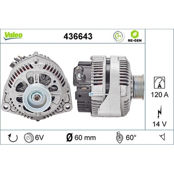 generátor VALEO 436643