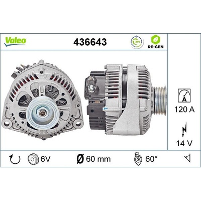 generátor VALEO 436643