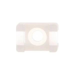 EM Group Saddle holder for cable ties white 4, 8mm 9, 5x15mm F=3.5mm BMSB5498E /100pcs. /
