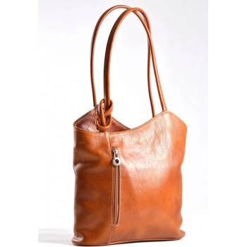 Dámský kožený kabelko-batoh Rezavý 30 x 10 x 28 XT00-CR6545-13TAM