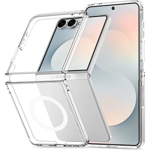 Tech-Protect Калъф Tech-Protect Flexair Hybrid, съвместим с Magsafe за Samsung Galaxy Z Flip 8, прозрачен