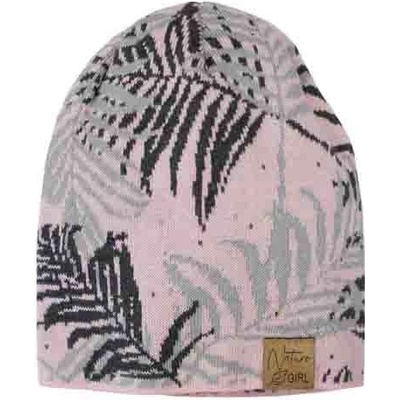 AJS čiapka prechodná broskyňová s listami