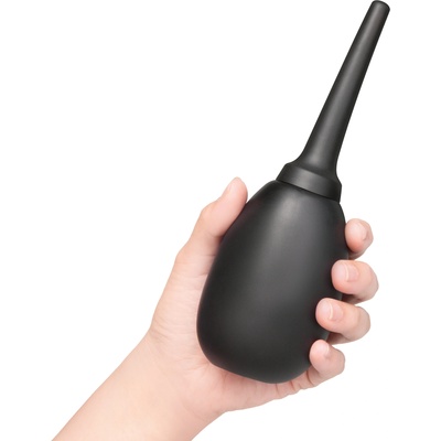b-Vibe Flexible Silicone Anal Douche Black