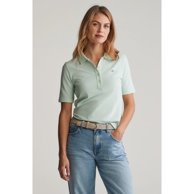 Gant SLIM SHIELD SS PIQUE POLO FADED MINT