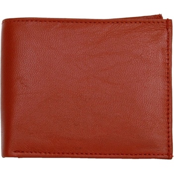 kožená peněženka vyrobená z měkké pravé kůže Červená