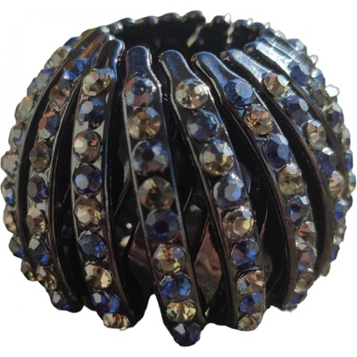 HARAHU Прибираща се щипка за коса el-28203 - Синя / Жълта kp28203 (el-28203)