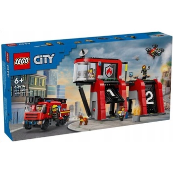 LEGO® City 60414 Hasičská stanice s hasičským vozem