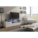 Cama meble Стойка за телевизор Cama EVORA 200 бяло/бял гланц (EVORA BI/BI)