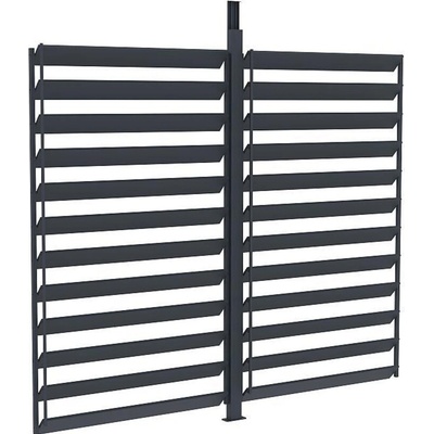 boční lamelová zástěna 4,0 m k bioklimatické pergole LANITPLAST BASIC LG4295 – Zbozi.Blesk.cz