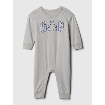 GAP Baby overal s logom Šedá