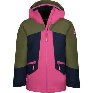 TROLLKIDS Детско зимно яке Trollkids Girl's Rauland Jacket Winter jacket - Dusky Olive / Light Magenta / Navy - размер 164 (EU) (703-4001-0319)