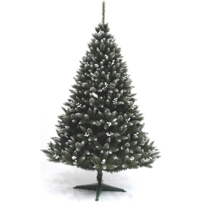JAKS Vánoční stromek smrk stříbrná jeřabina 220 cm – Hledejceny.cz