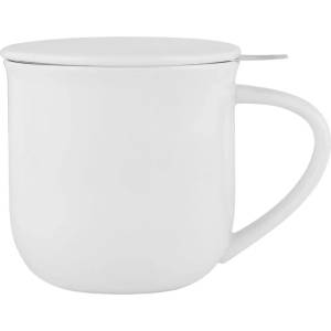Viva Чаша за чай с инфузер MINIMA EVA 350 ml, бял, порцелан, Viva Scandinavia (VS81402)