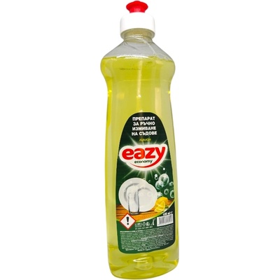 EAZY препарат за измиване на съдове, Economy, 400мл, Лимон
