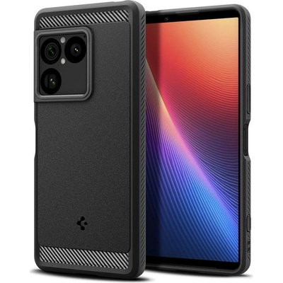 Spigen Rugged Armor kryt pro Sony Xperia 1 VIII matte black – Zboží Mobilmania