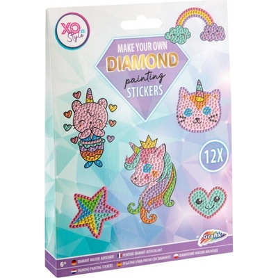 Grafix DIY diamantové samolepky jednorožec