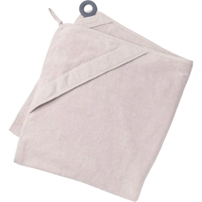 Doomoo Бебешка хавлия с гризалка Doomoo - Dry'n Play, 90 x 100 cm, Almond (DP03)