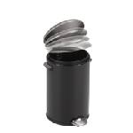 EKO-Europe EKO Кош за отпадъци с педал BELLE DELUXE- 5 литра - черен (EKO 921705 - Black) - luxdom