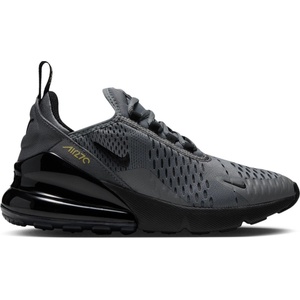 Nike Юношески маратонки Nike Air Max 270 React Junior Trainers - Grey/Yellow