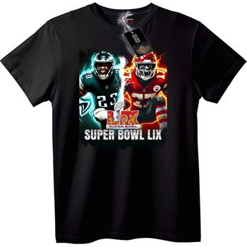 NOONEBRAND Тениска Super Bowl LIX - 3XL, Black