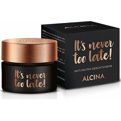 Alcina It´s Never Too Late! denní pleťový krém 50 ml + péče o oční okolí 15 ml + aktivní tonikum 50 ml dárková sada