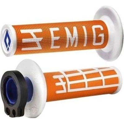 ODI GRIPS MX Lock-on v2 EMIG 4-Stroke Orange/White (H36EMOW) H36EMOW