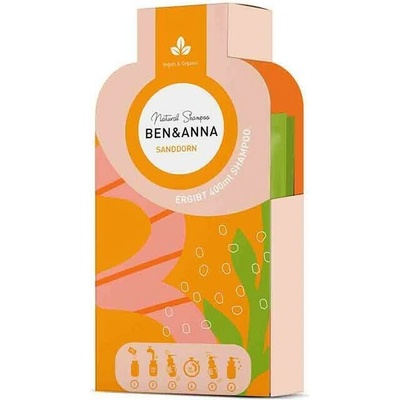 BEN&ANNA Natural Shampoo Sanddorn šampónové vločky proti padaniu vlasov 2 x 20 g